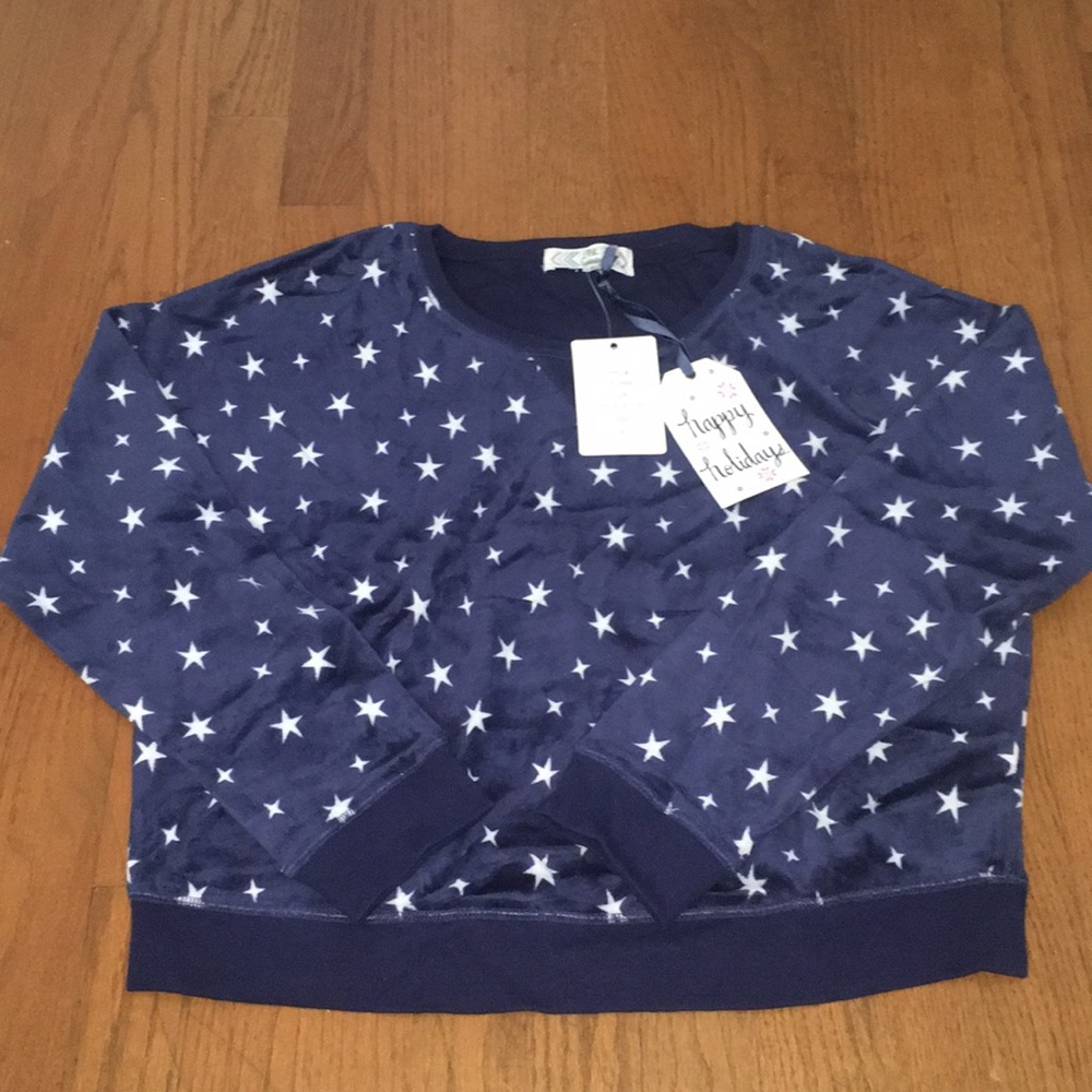 Brand new pajama star sweater